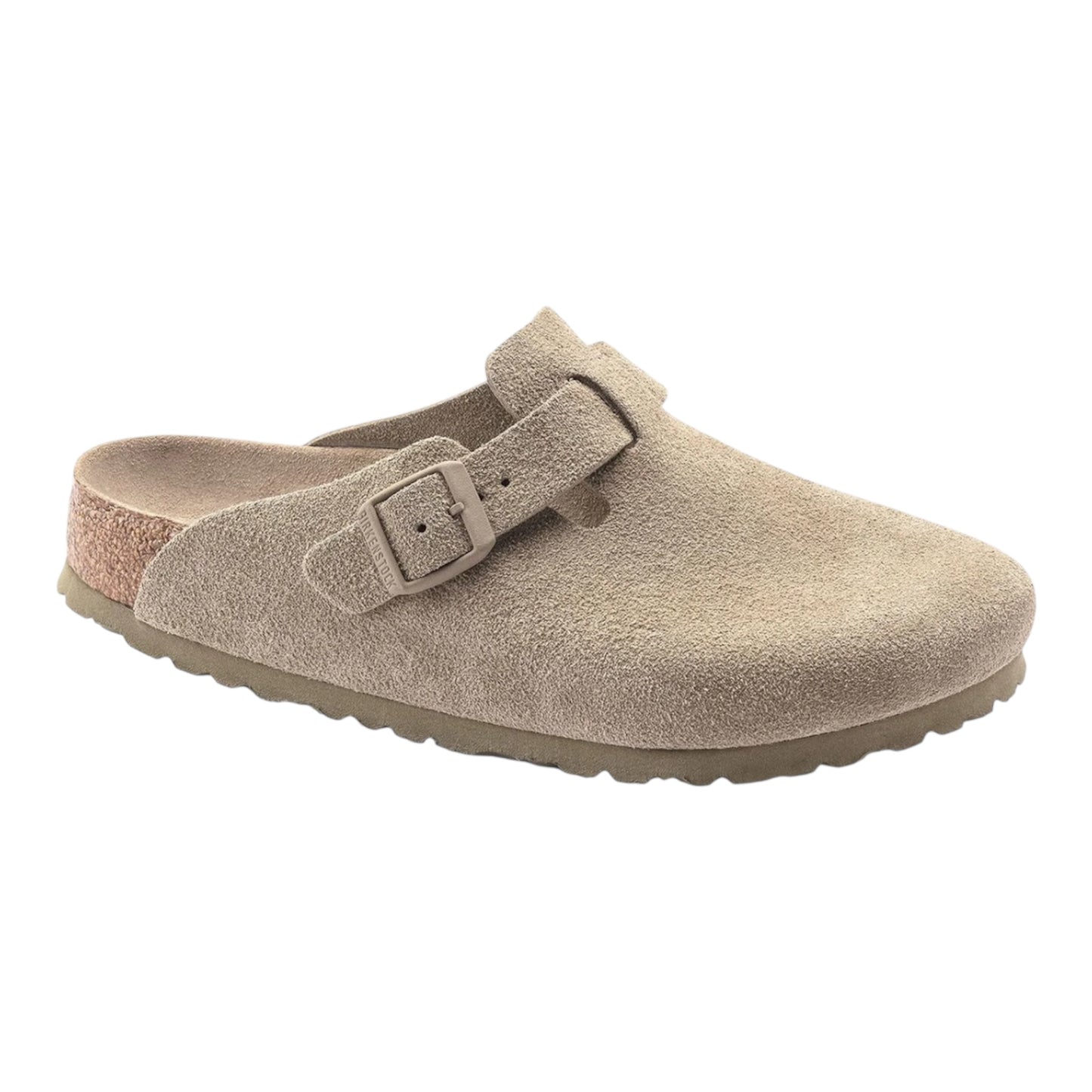 Birkenstock Boston Scamosciata faded khaki