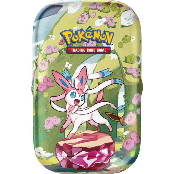 Pokèmon Mini Tin Evoluzioni Prismatiche sigillate nuovo IT