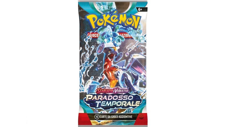 Pokèmon Pack sigillato Paradosso Temporale Busta 10 Carte – Pokémon Scarlatto e Violetto - IT