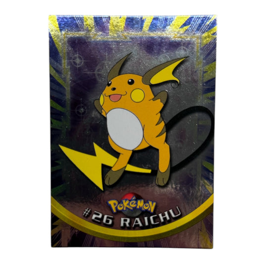 Pokemon Topps 1999 RAICHU holo #26