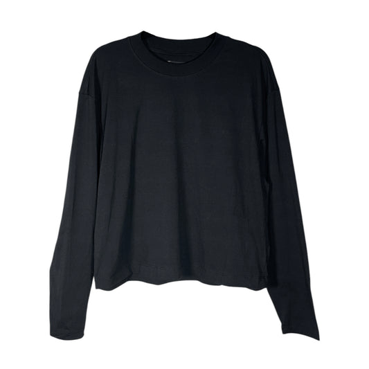 AR LONGSLEEVE CROP BLACK