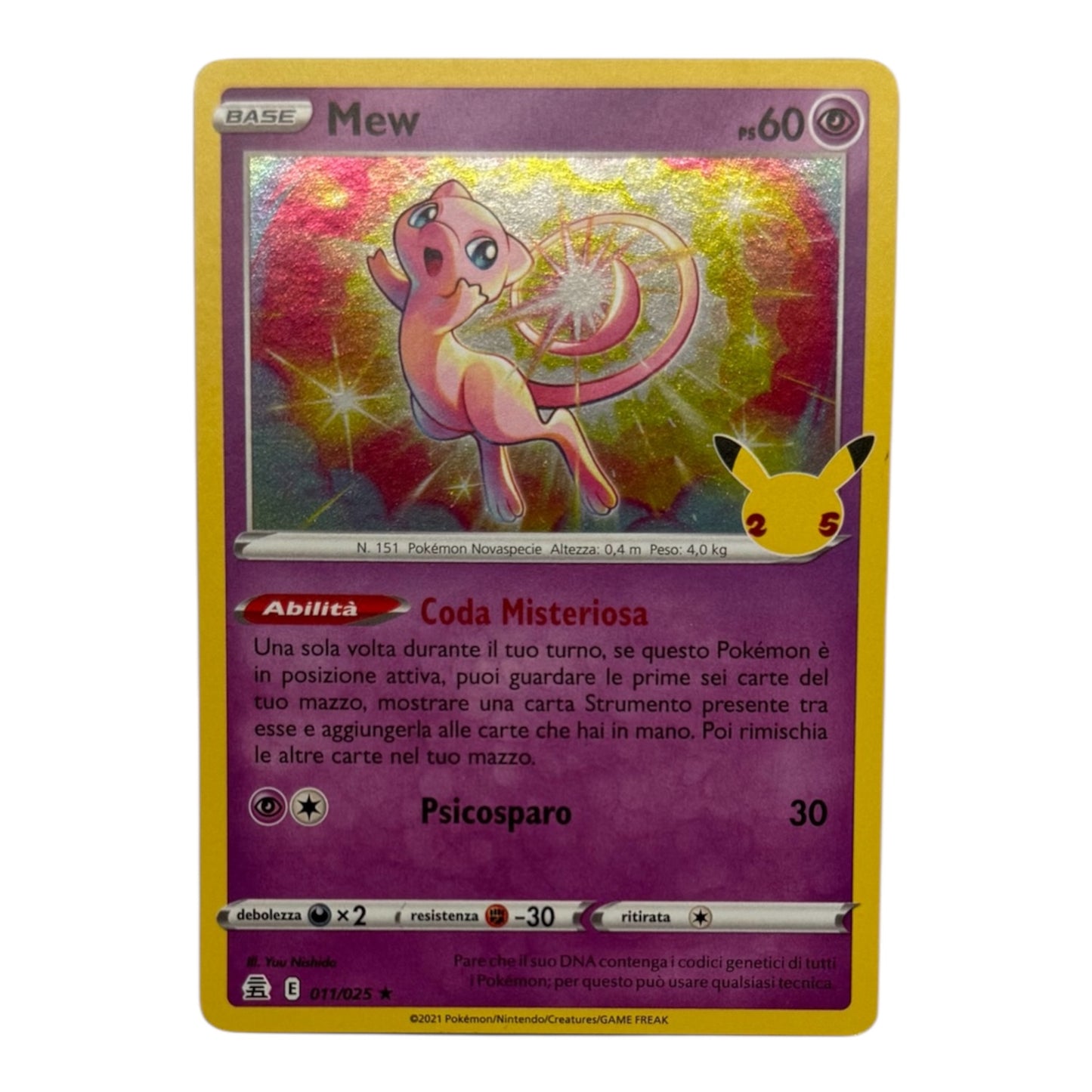 Pokèmon Mew gran festa 011-025 Holo IT