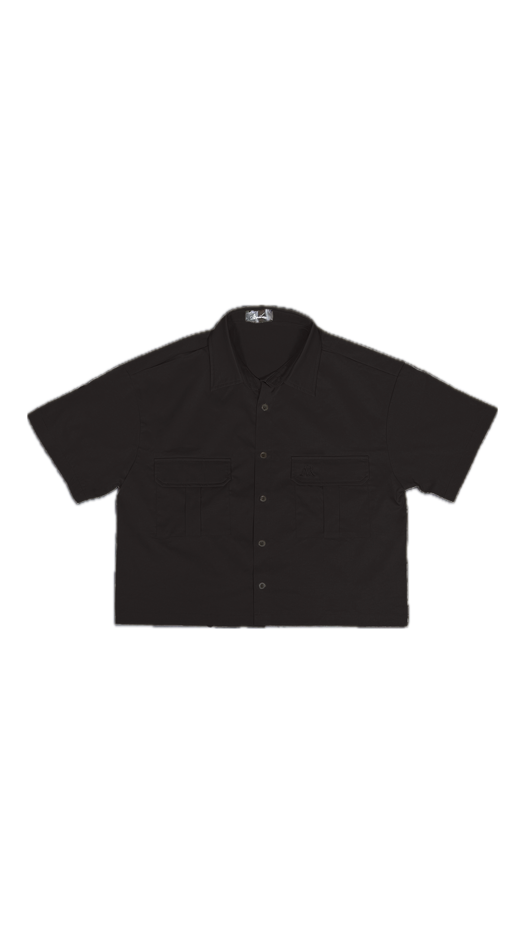 AR CROP BLACK SHIRT