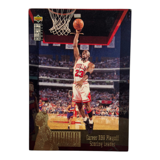 Michael Jordan Nba playoff leader Upper deck 1996 #jc3