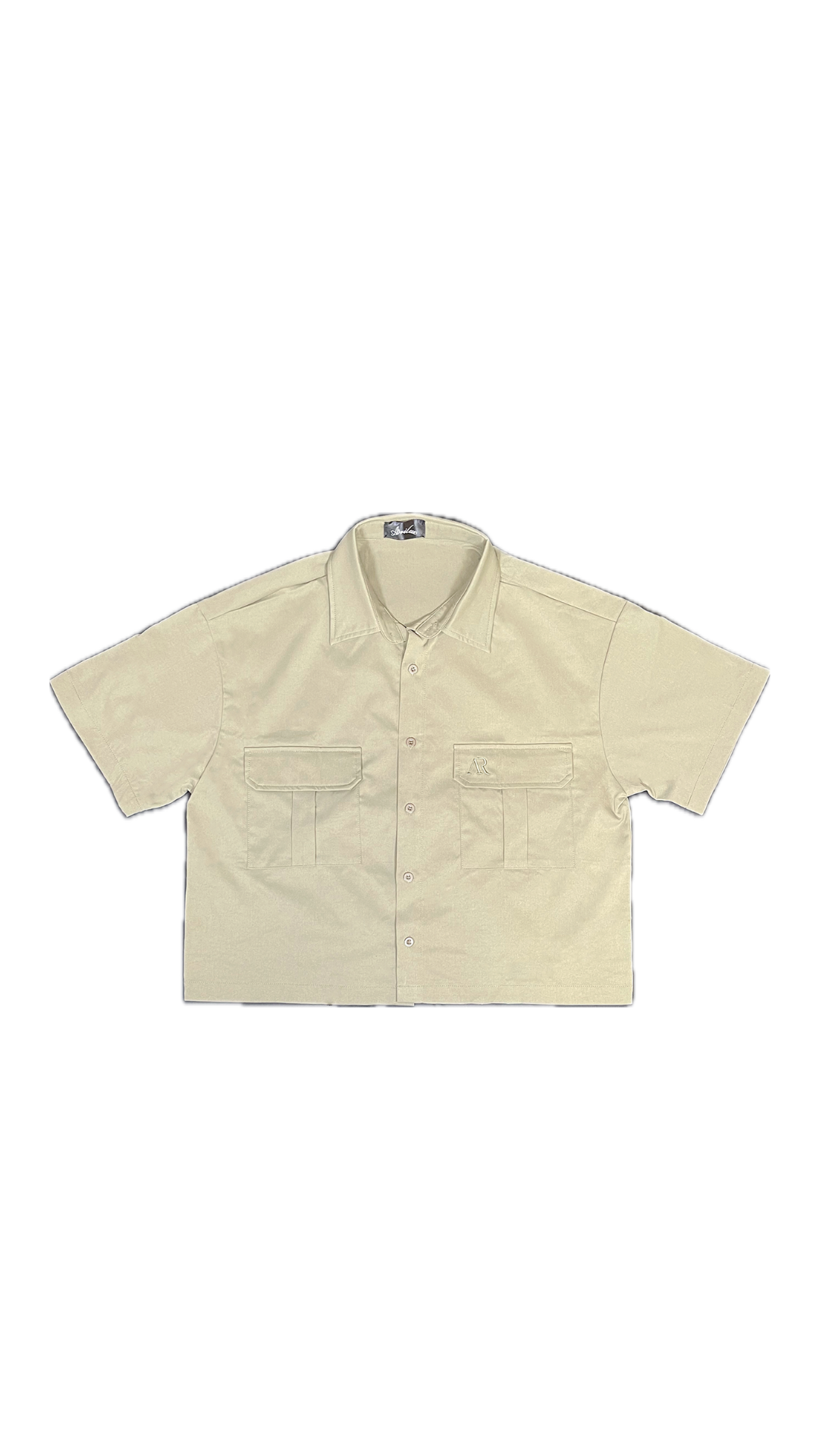 AR CROP OLIVE SHIRT