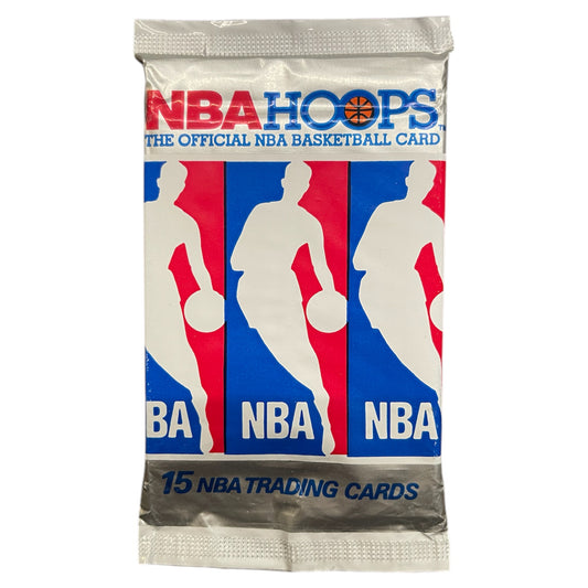 Pack sigillato NBA Hoops 1990 silver