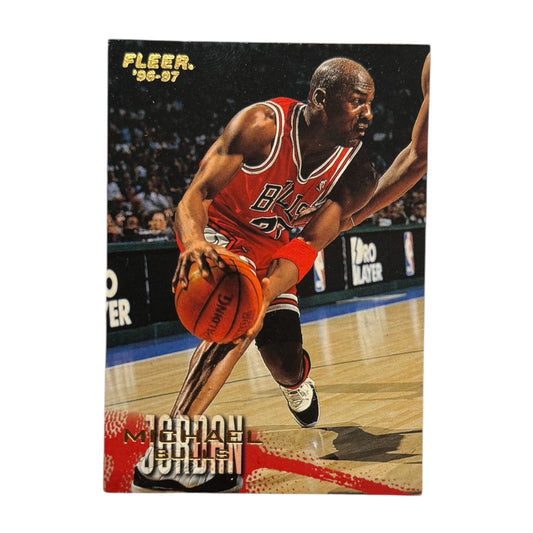 Michael Jordan Chicago Fleer 1996-97 #13