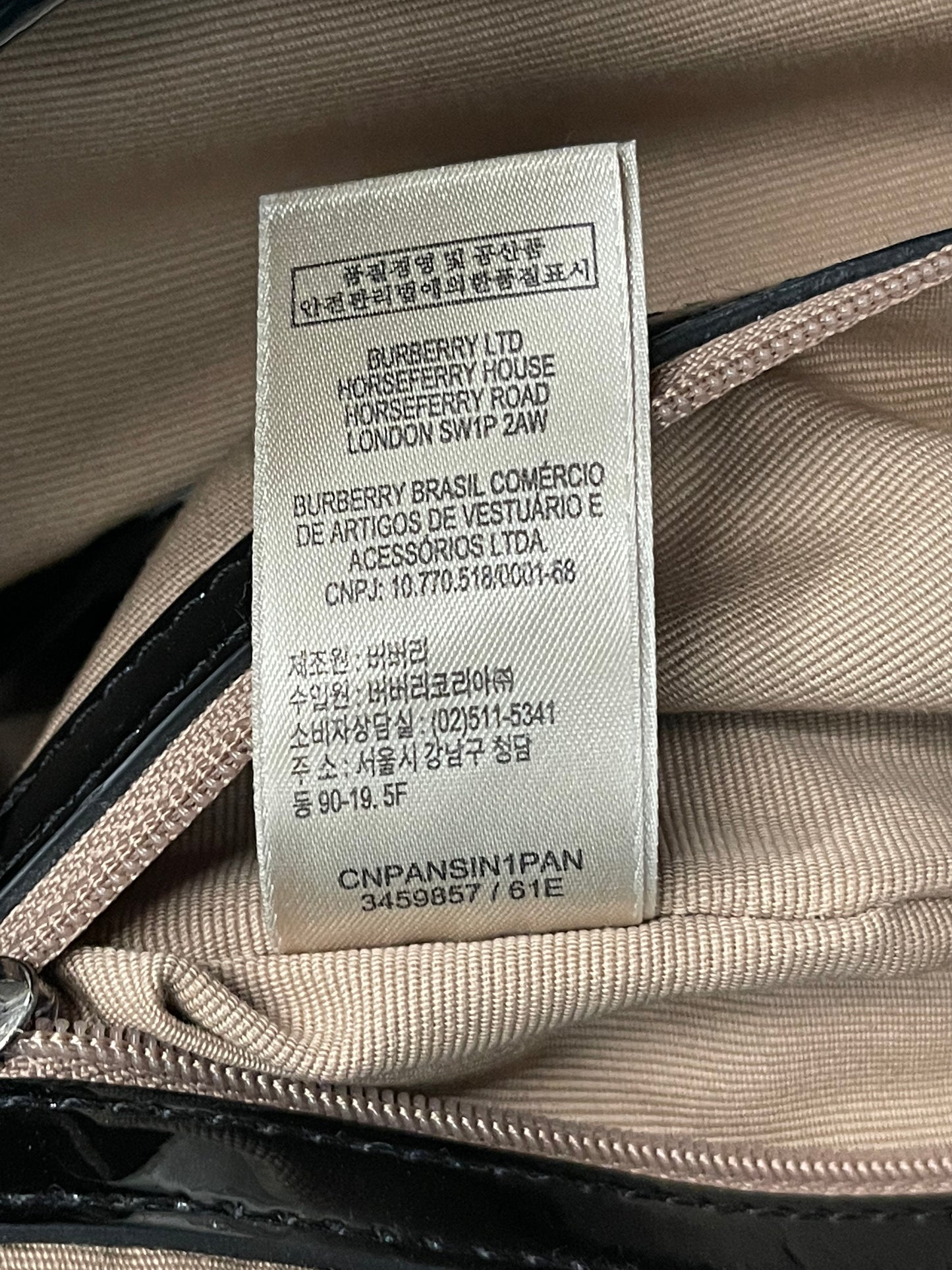 Burberry borsa Tote bag usata