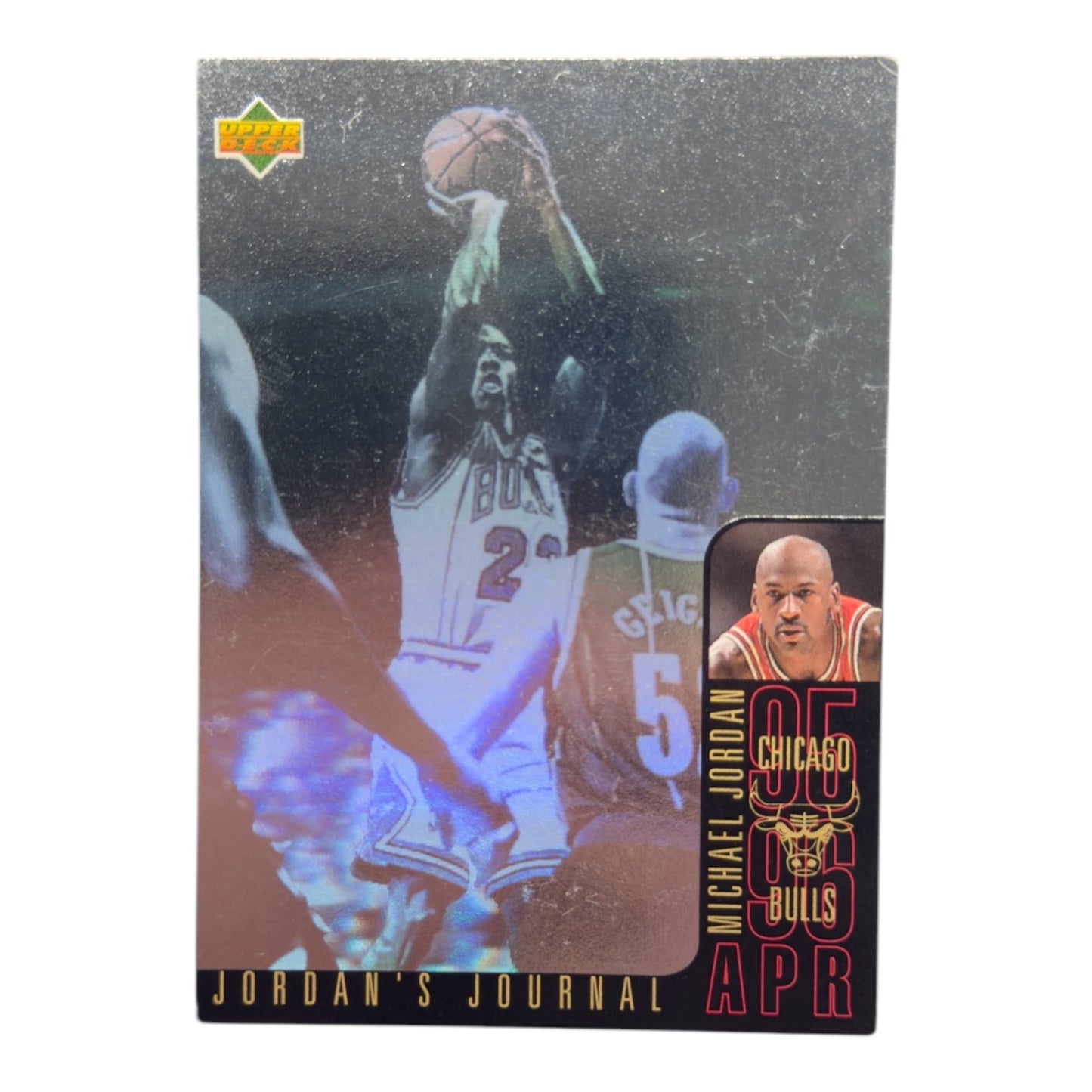 Michael Jordan Nba insert journal holo Upper deck 1996 #j6