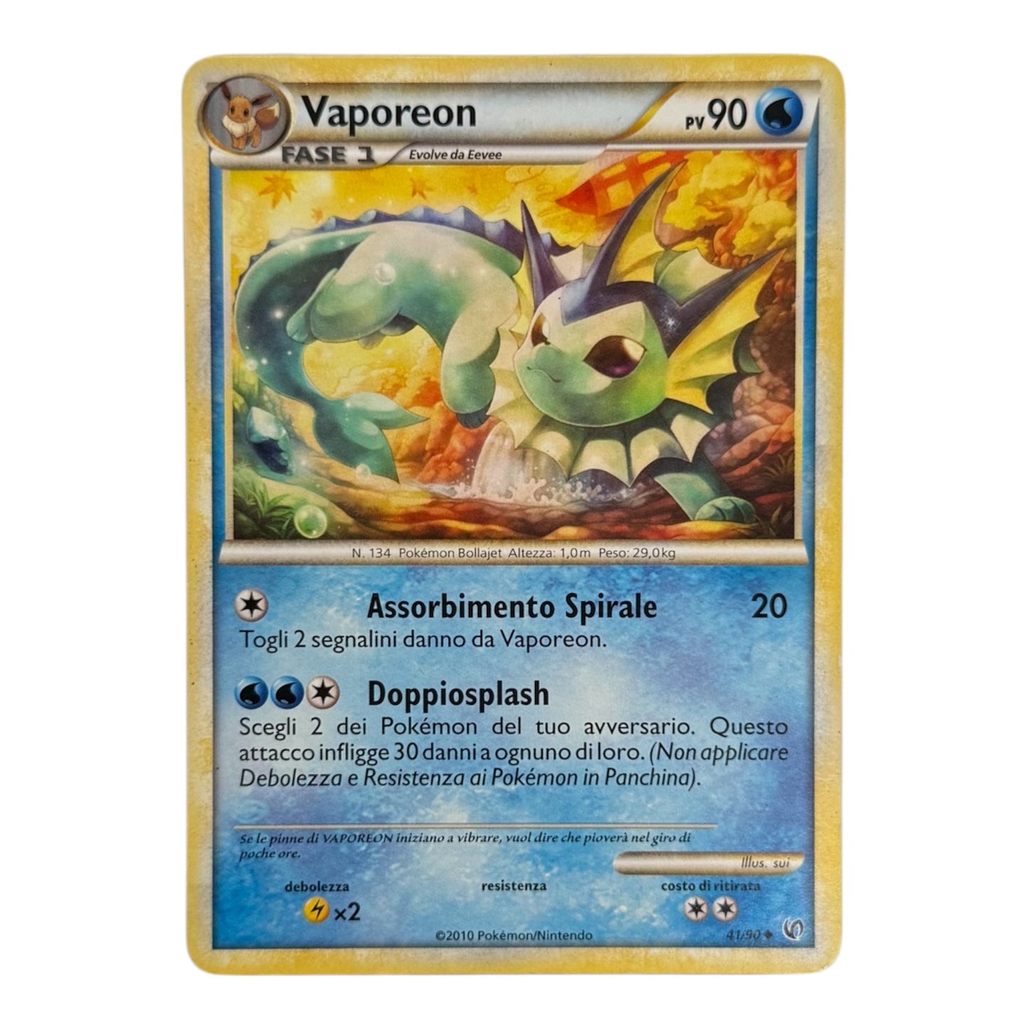 Pokèmon Vaporeon senza paura 41-90 2010 IT