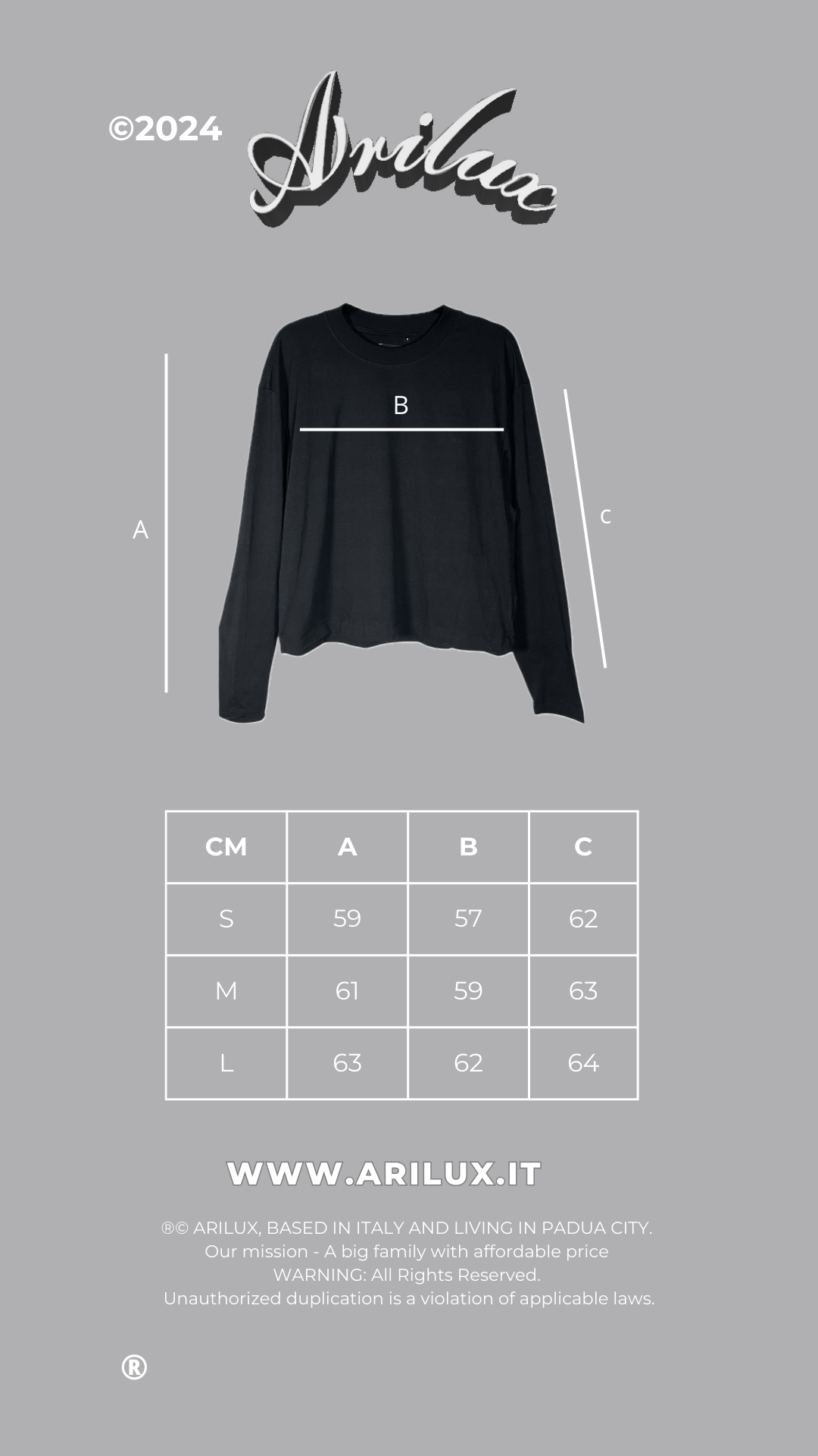 AR LONGSLEEVE CROP BLACK