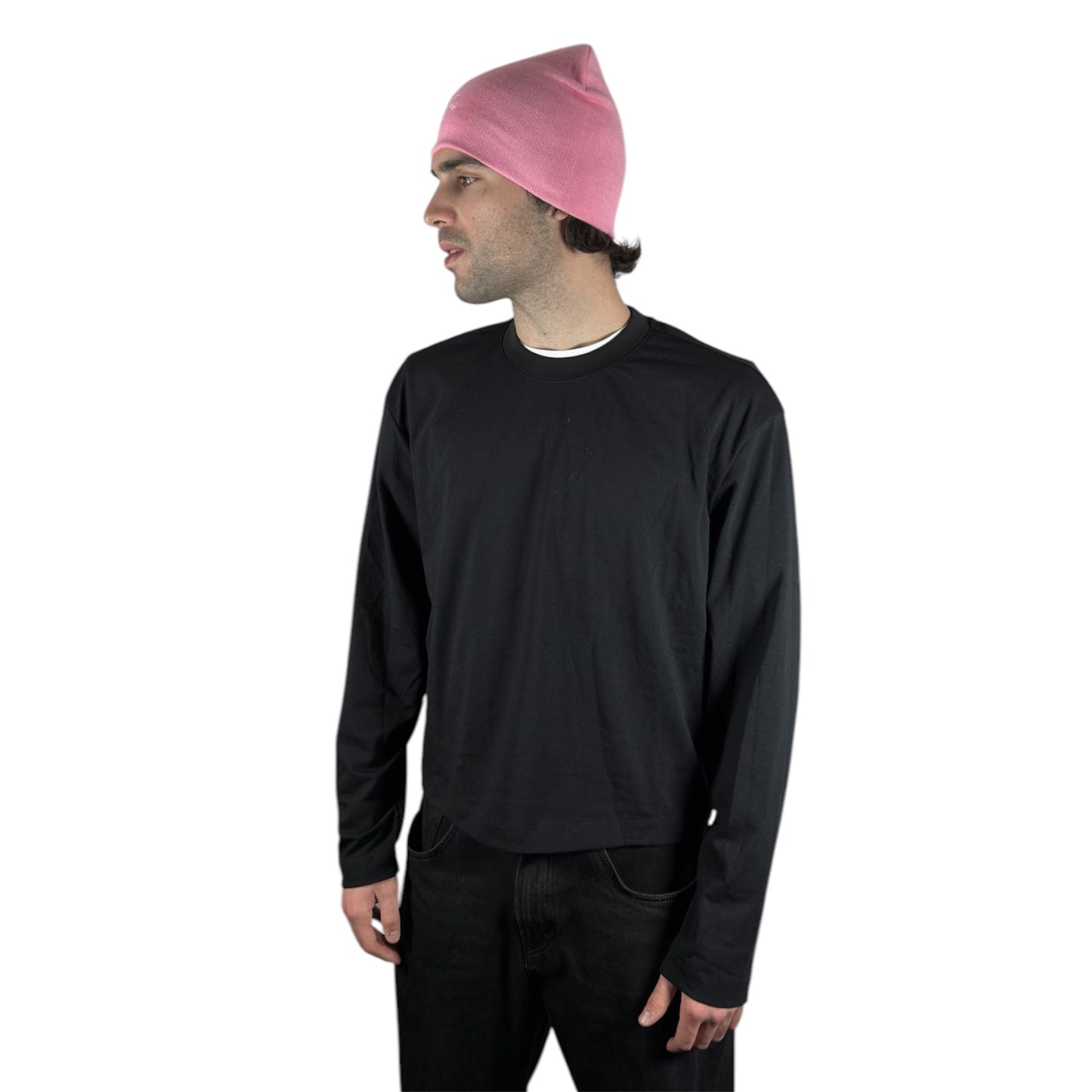 AR LONGSLEEVE CROP BLACK