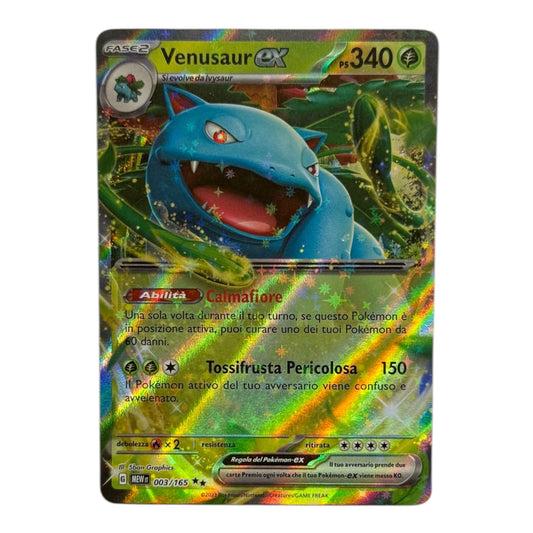 Pokèmon Venusaur Ex 003-165 full art IT