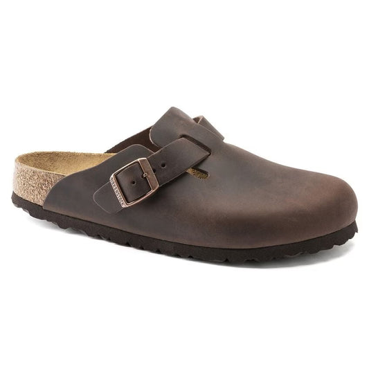 Birkenstock Boston Habana pelle oliata