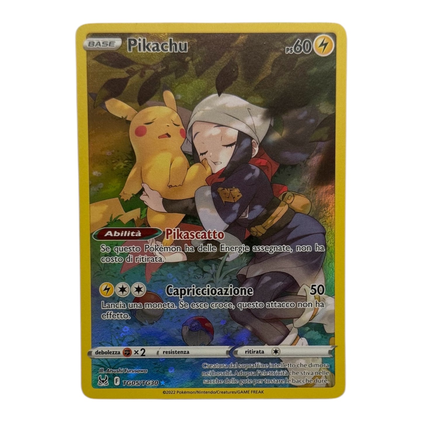 Pokèmon Pikachu origine perduta TG 05-TG30 trainer gallery Holo IT