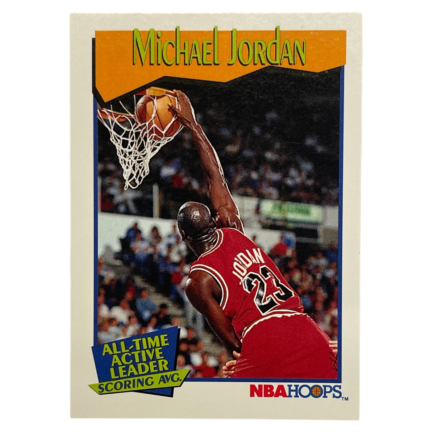 Michael Jordan Chicago Leader Hoops 1991 #536