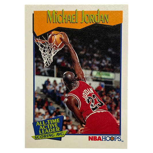 Michael Jordan Chicago Leader Hoops 1991 #536