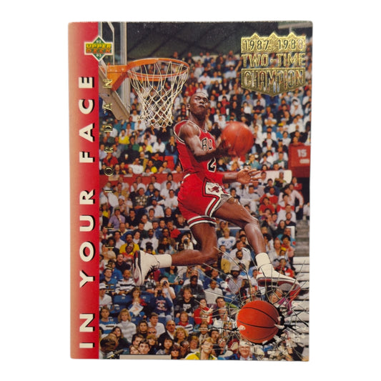 Michael Jordan Nba Slam dunk 87 Upper deck 1993 #33