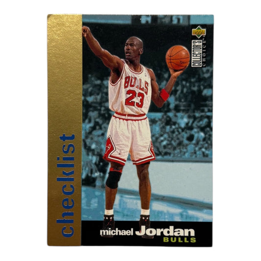 Michael Jordan Checklist Nba Upper deck 1996 #200