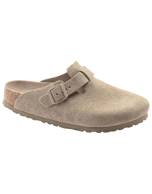 Birkenstock Boston Scamosciata faded khaki