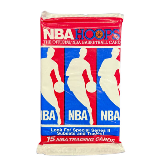 Pack sigillato NBA Hoops 1990 Red