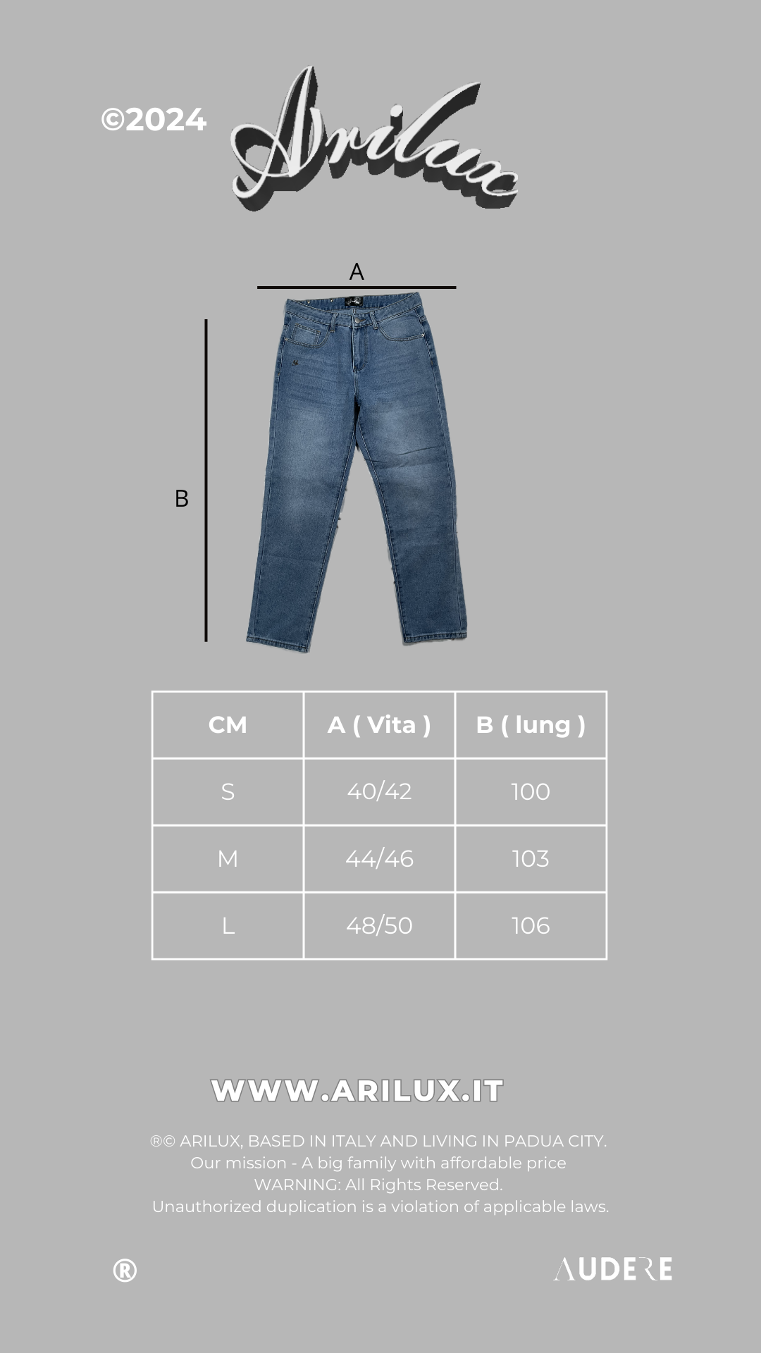 AR AZUR JEANS DENIM CLASSIC