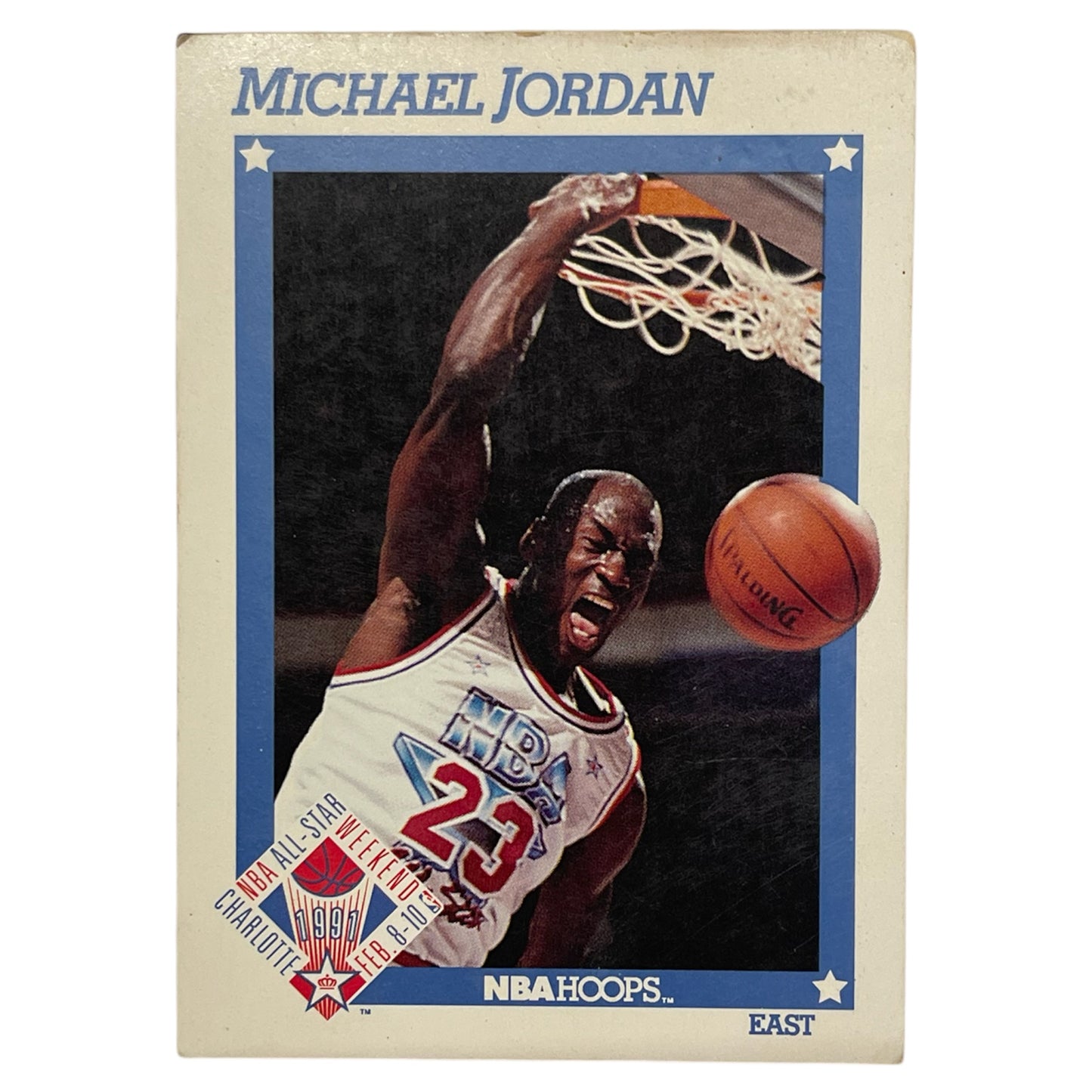 Michael Jordan All star game Hoops 1991 #253