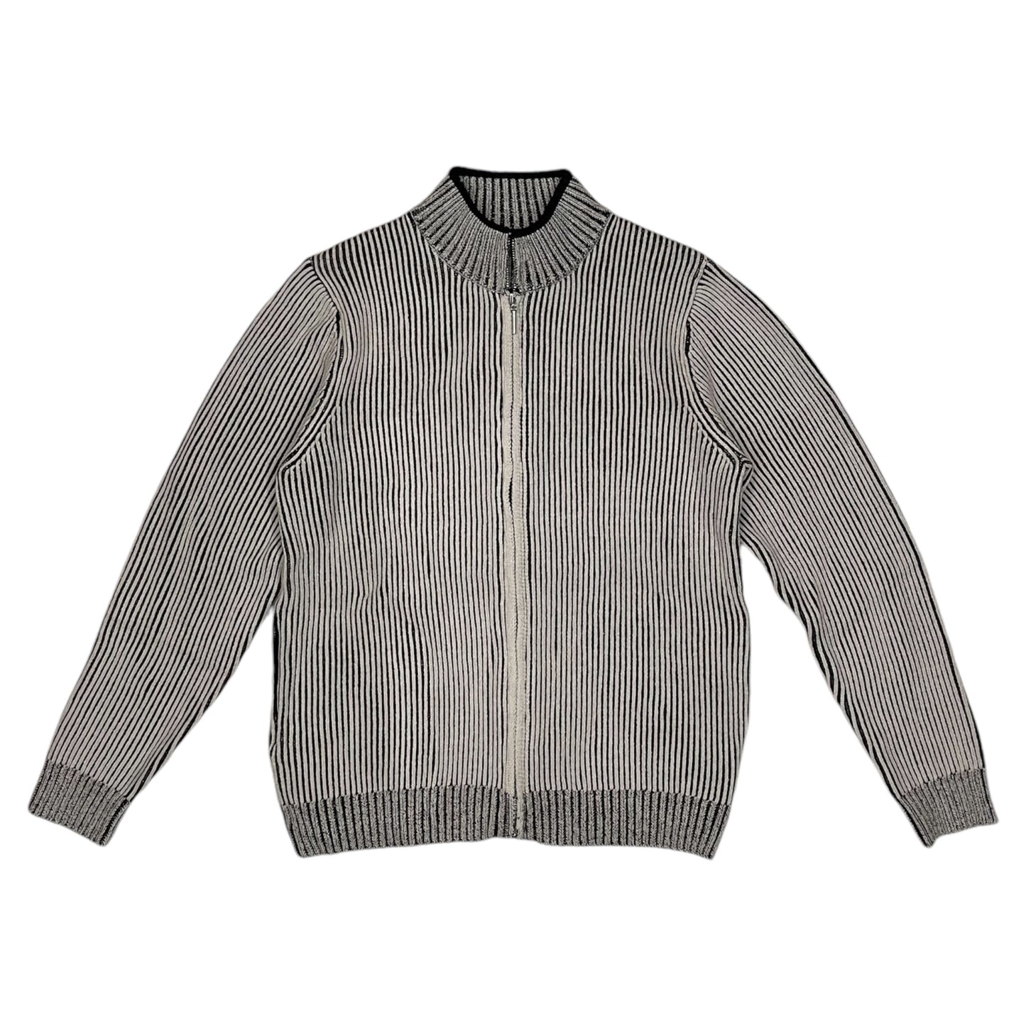 AR SWEATER ZIP FADE GREY