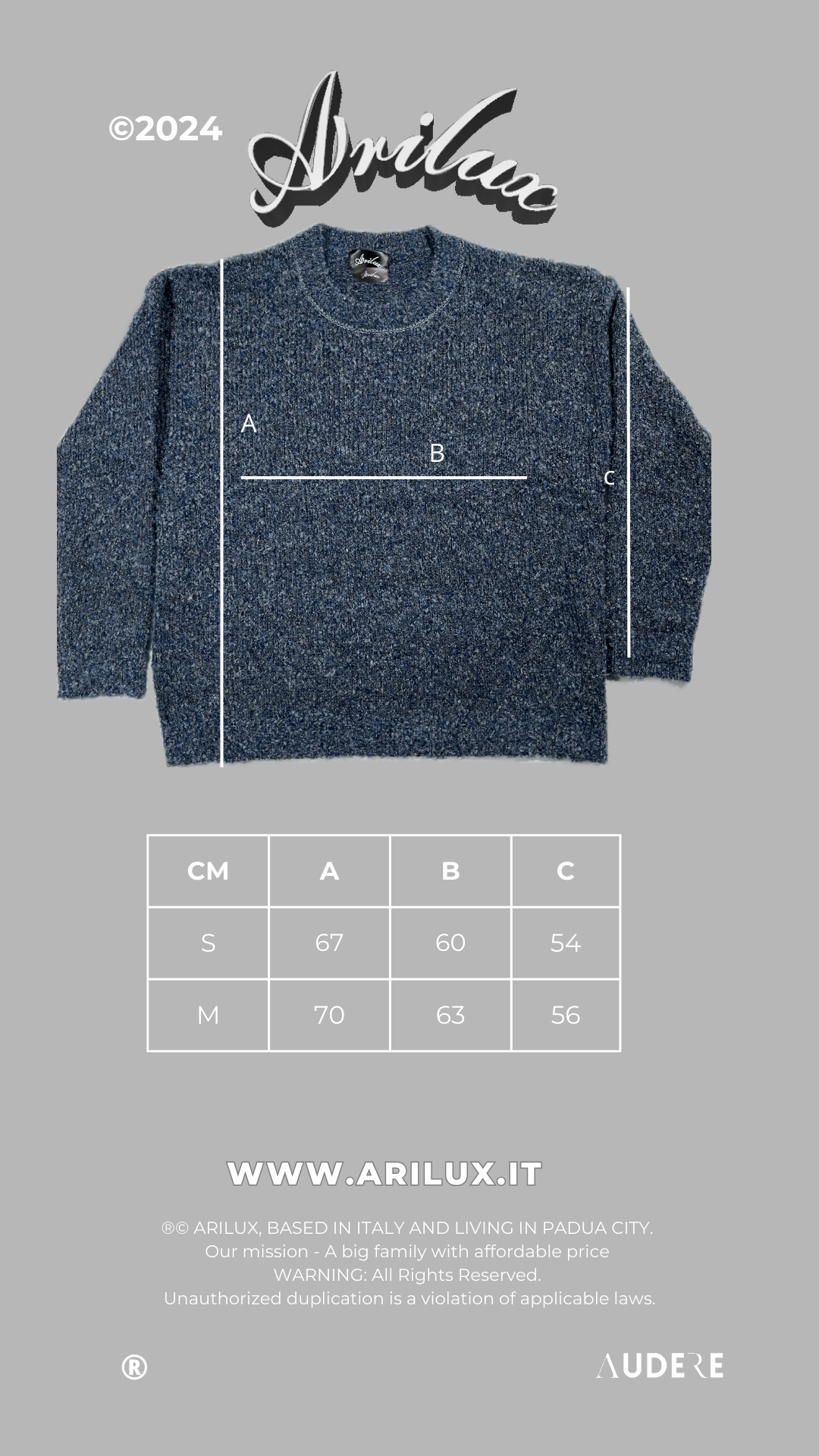 AR SWEATER BLUE