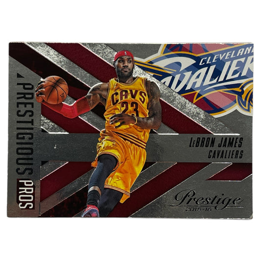 Lebron James Cleveland Panini Prestige Holo 2015 #8