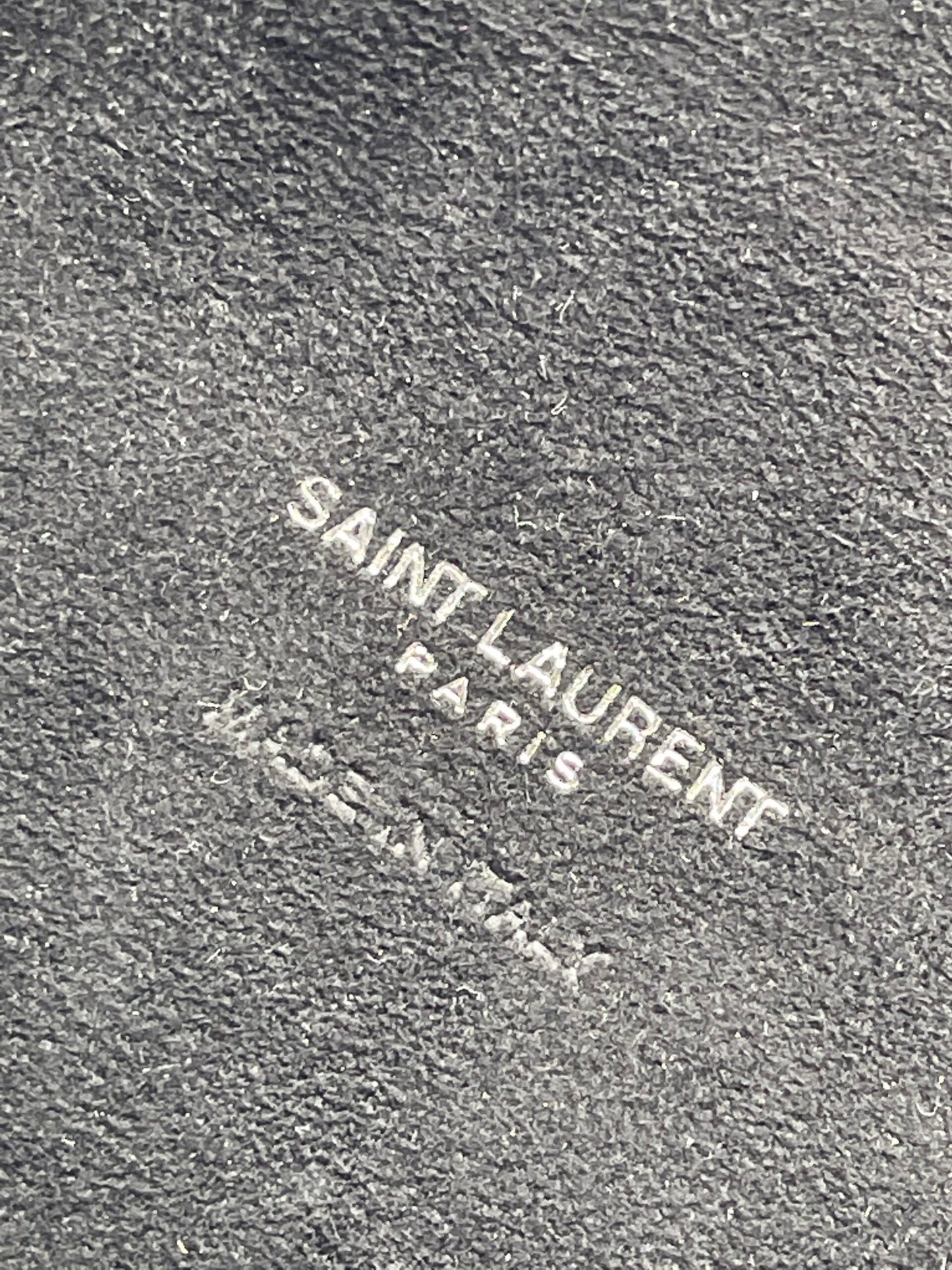 Yves saint laurent pochette nera pelle rigida perfetta