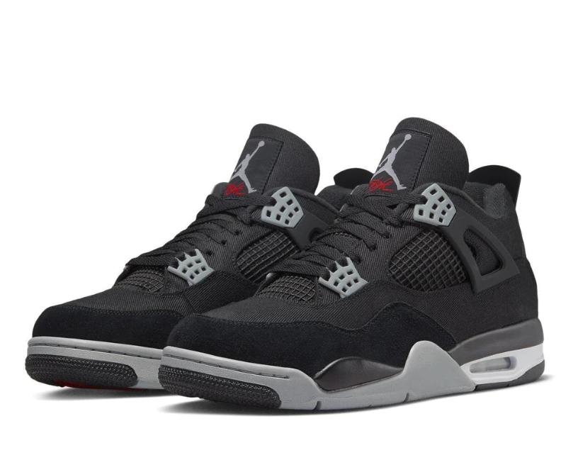 Air Jordan 4 Black Canvas SE