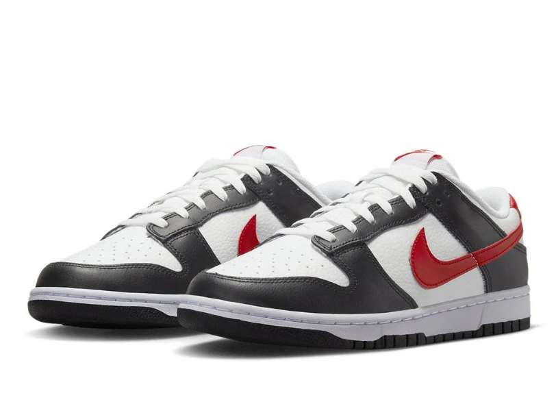 Dunk low Red swoosh Panda