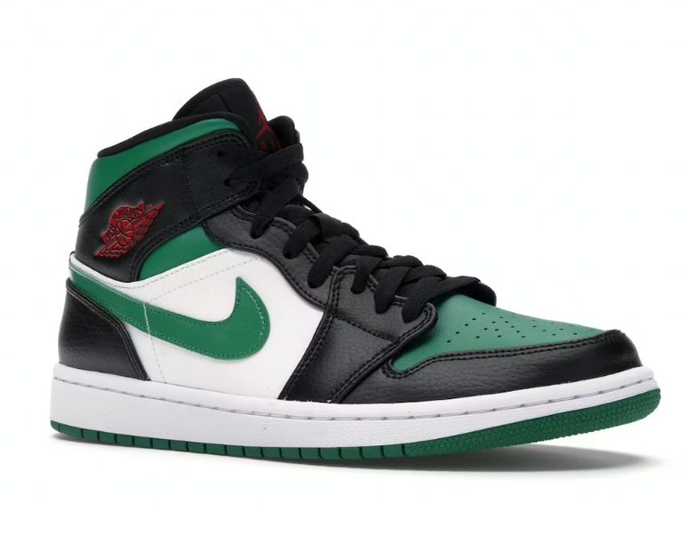 Air Jordan mid Green Toe