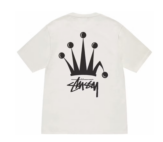 Stussy Regal Crown Pigment Dyed white T-shirt