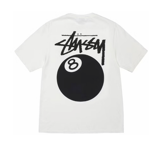 Stussy 8ball white T-shirt