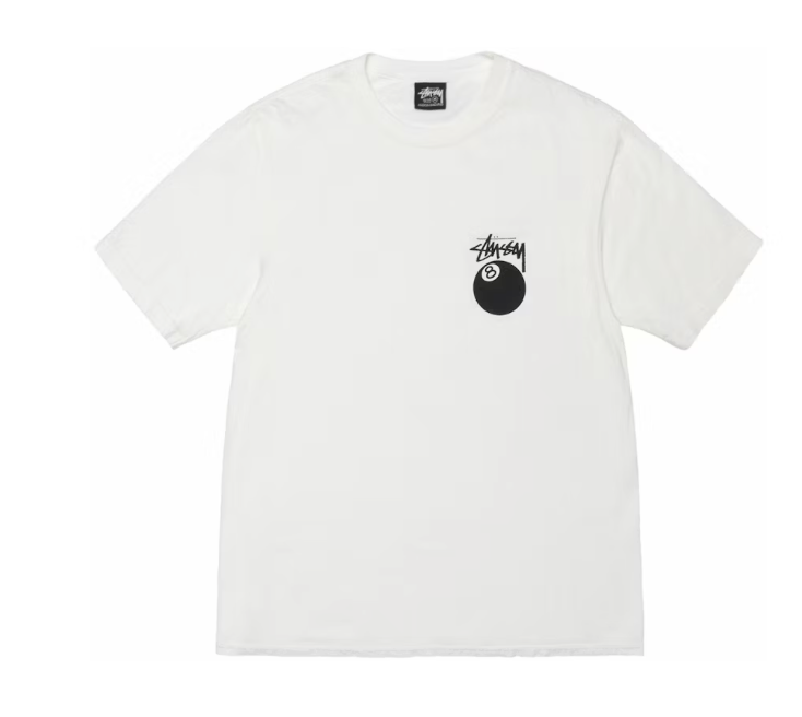 Stussy 8ball white T-shirt