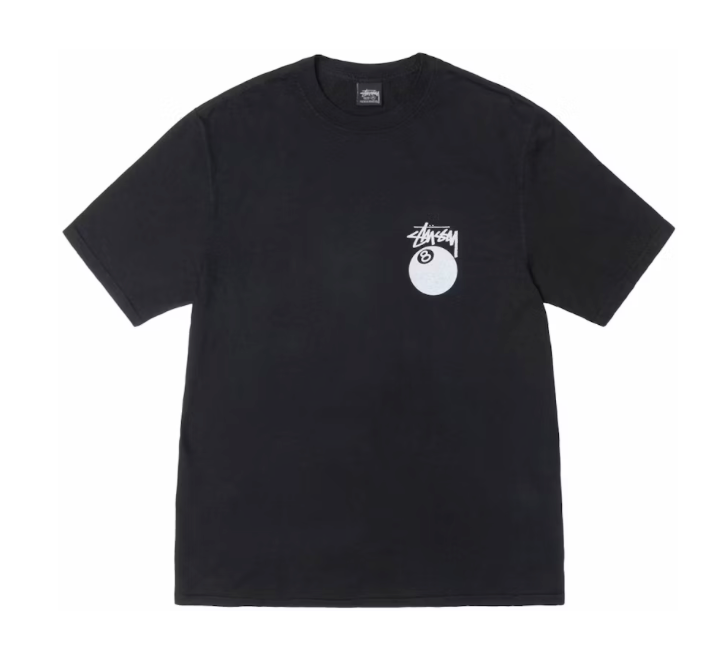 Stussy 8ball black T-shirt