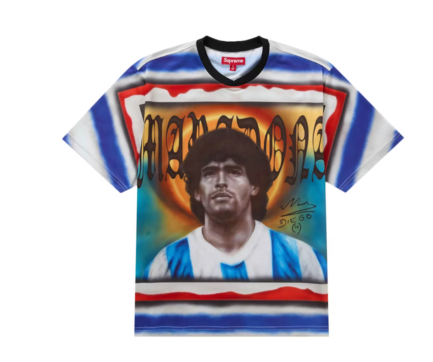 Supreme Jersey Soccer Maradona