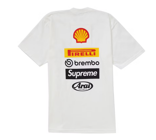 Supreme Ducati logo Tee white