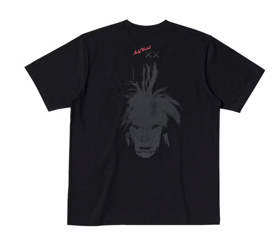 Kaws x Uniqlo Warhol Black Graphic