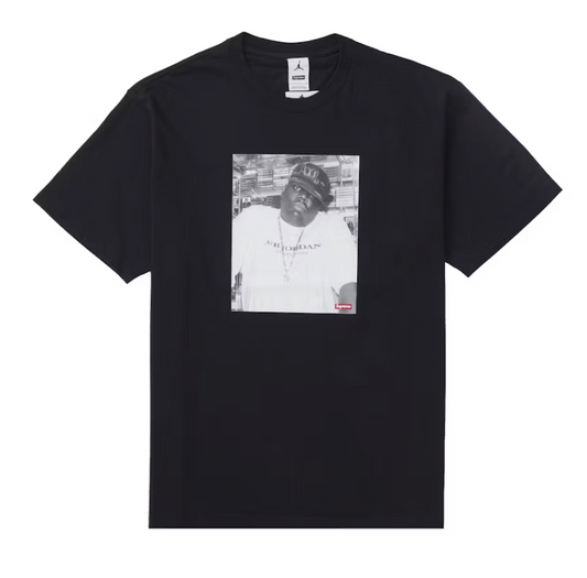 Supreme Biggie Jordan tee black