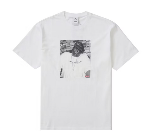 Supreme Biggie Jordan tee White