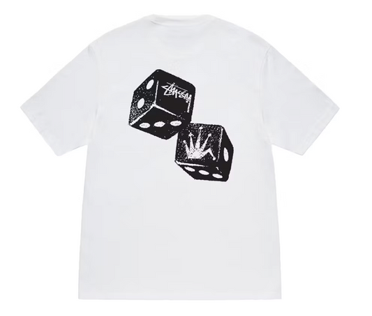 Stussy tee Shakers white