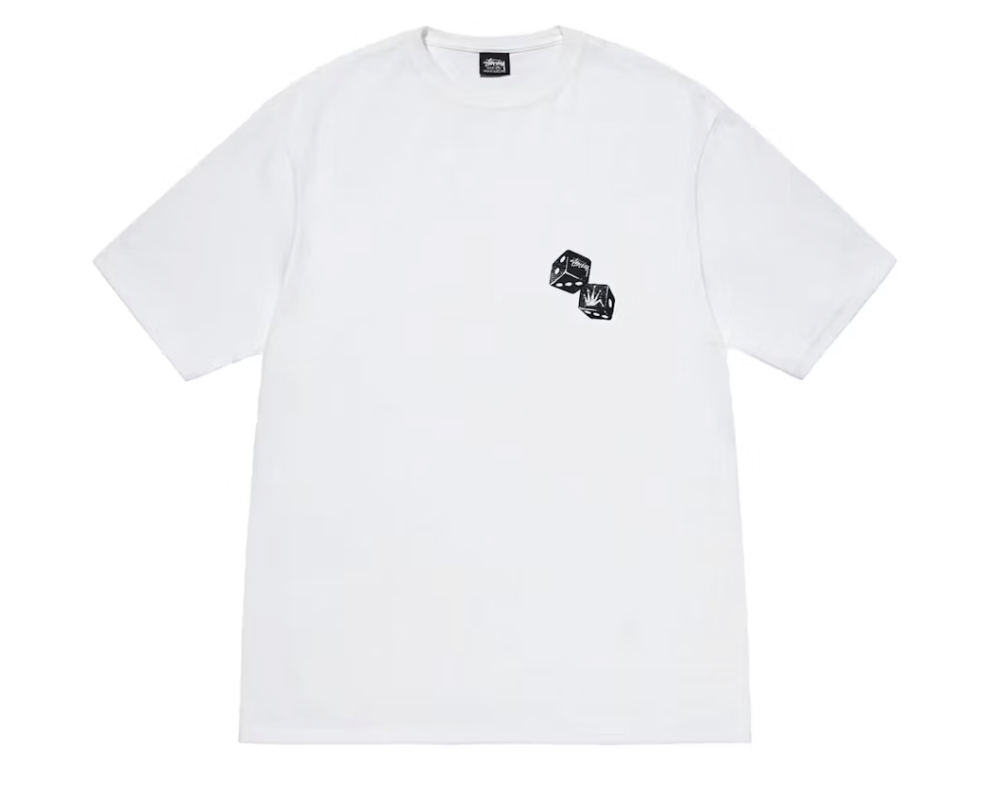 Stussy tee Shakers white