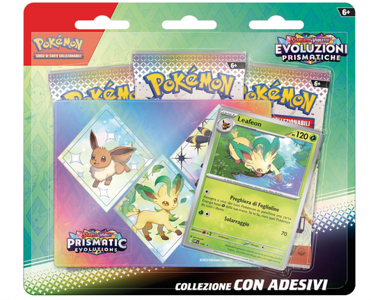 Pokèmon Scarlatto & Violetto Evoluzioni Prismatiche con Adesivi